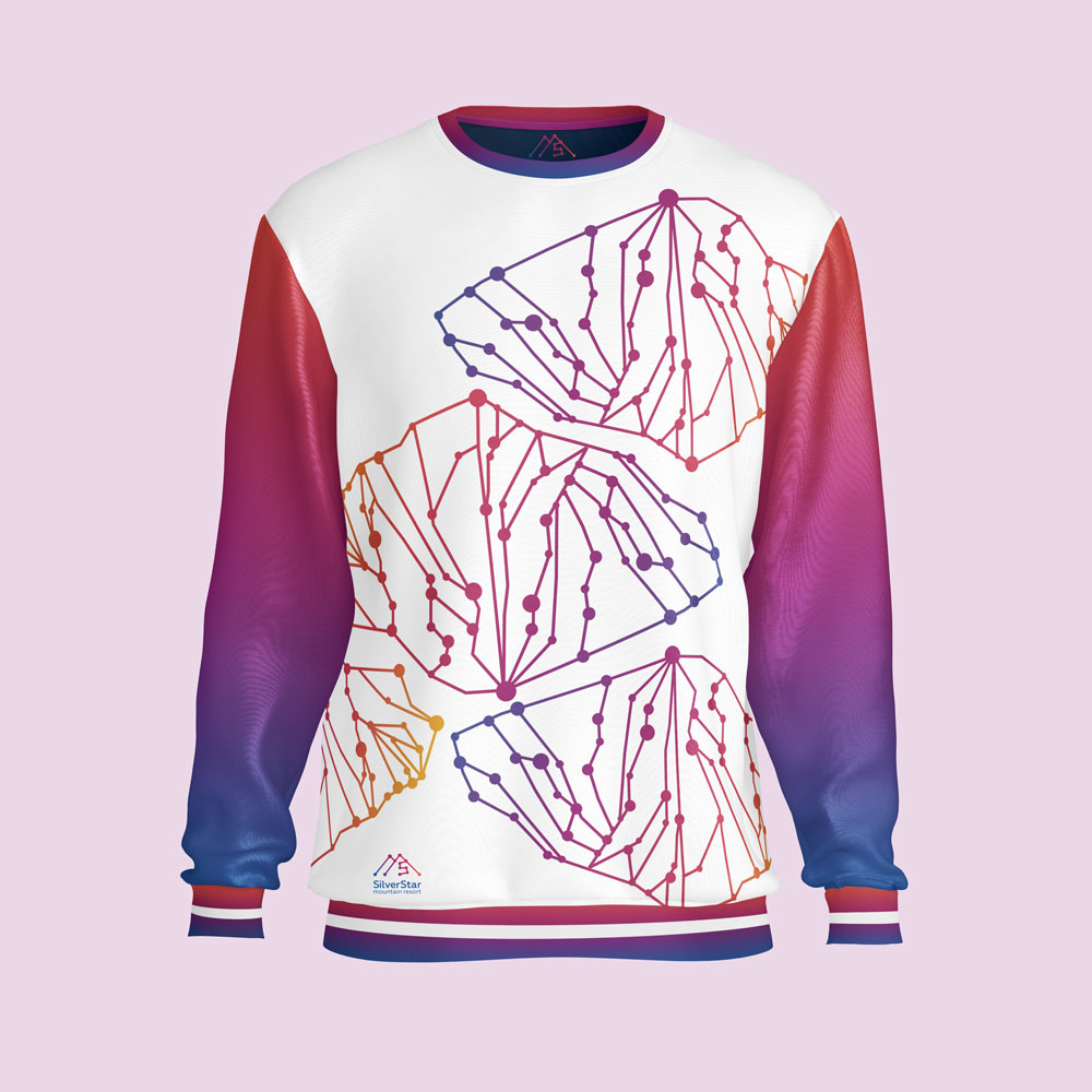 SilverStar Mountain Resort Rebranding Collaterals Sweatshirt