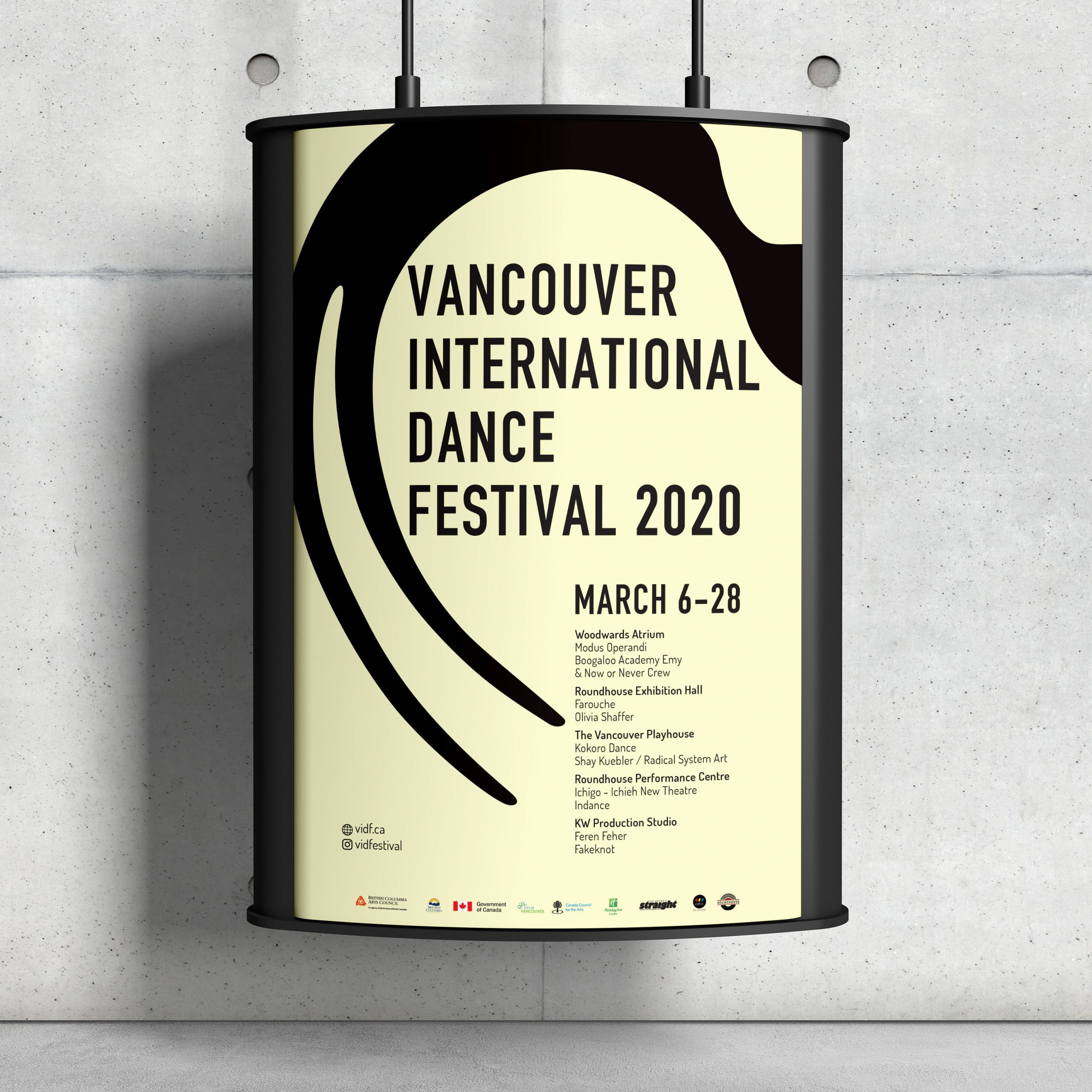 Vancouver International Dance Festival Poster Design