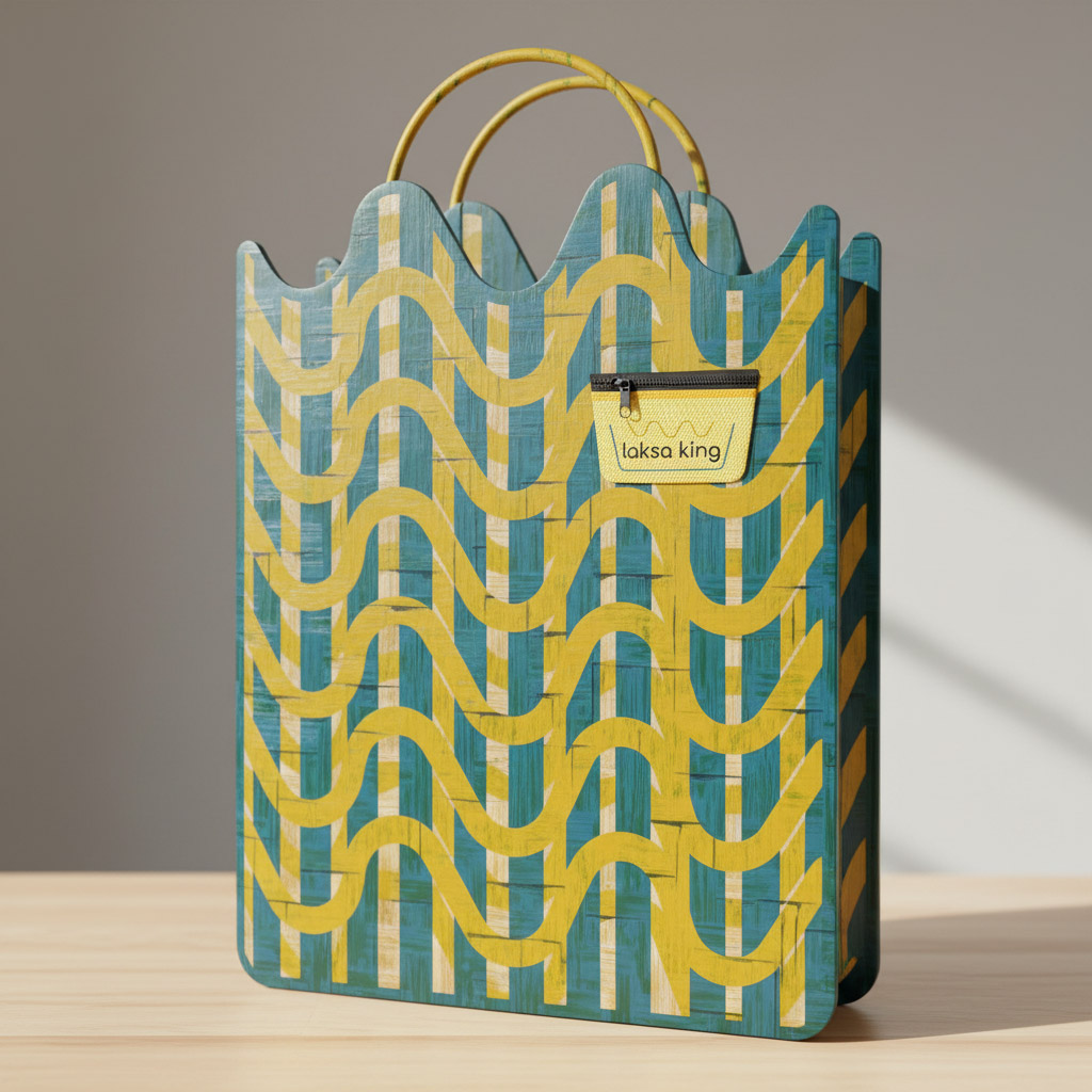 Laksa King Tote Bag - Bamboo Woven